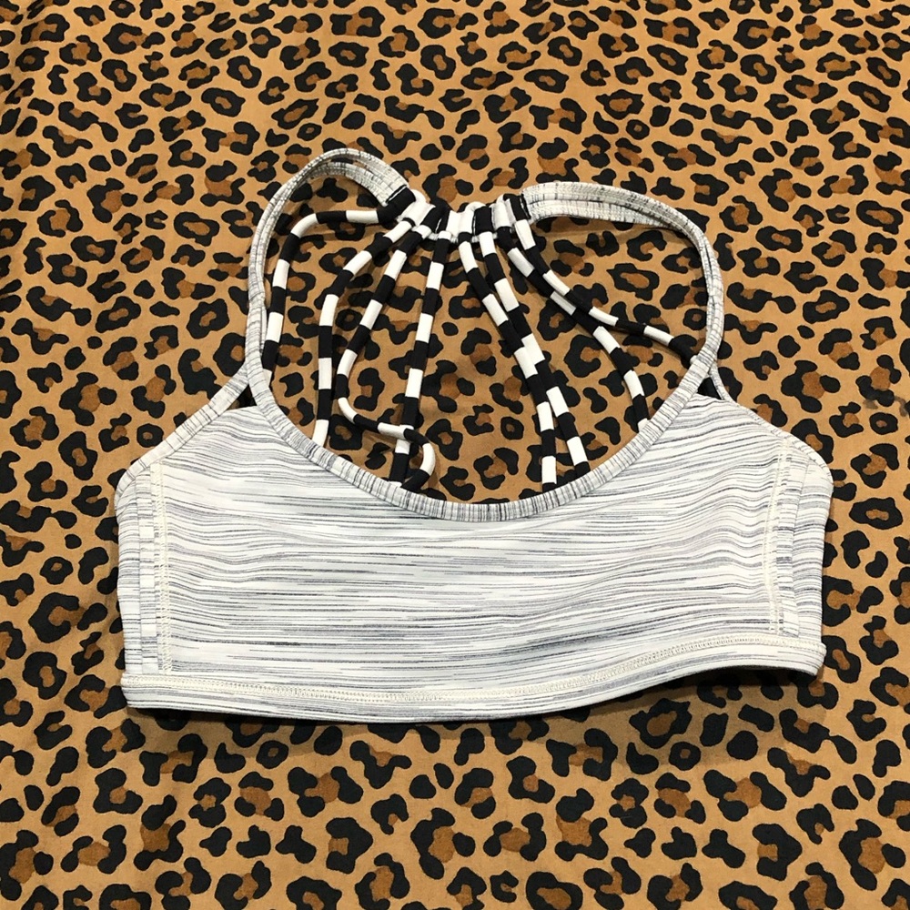 Lululemon Lighten Up Space Dye Camo White Silver Spoon / Apex Stripe Size *2*